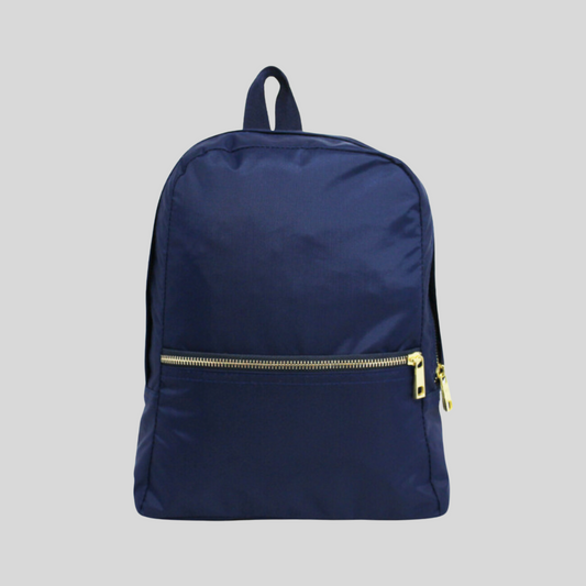 Navy and Brass Backpack