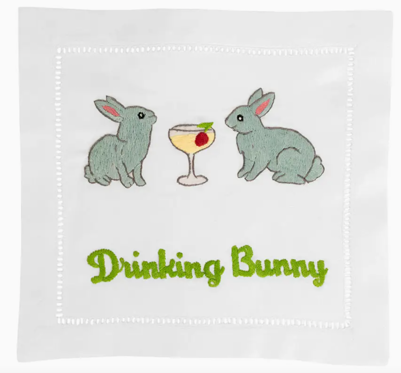 Drinking Bunny Cocktail Napkin