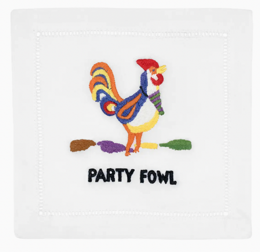 Party Fowl Cocktail Napkin