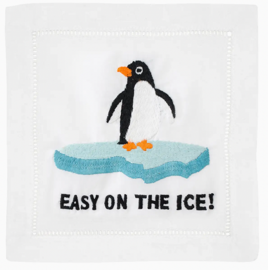 Easy on the ice Cocktail Napkin