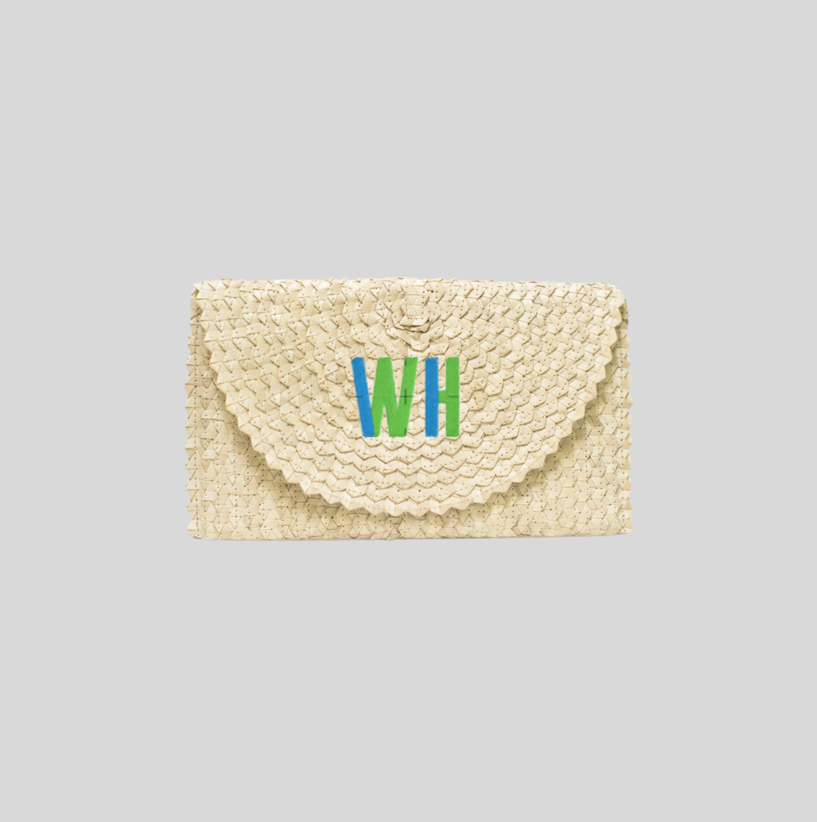 Straw Clutch Purse