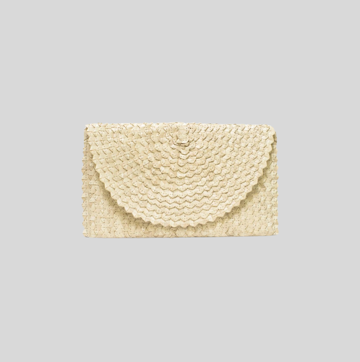 Straw Clutch Purse