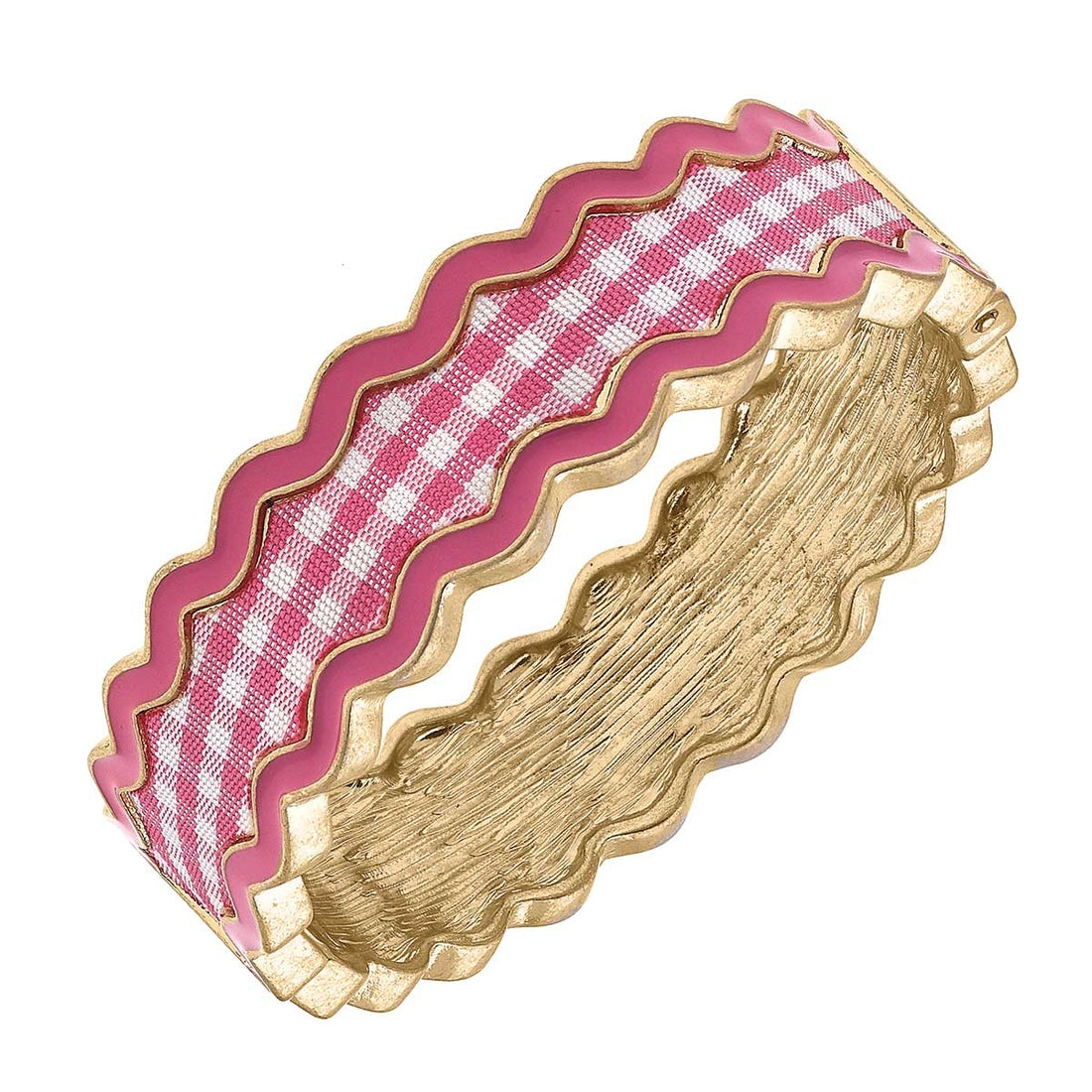 Annalise Gingham Statement Bangle